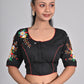 Black Embroidered blouses for sarees