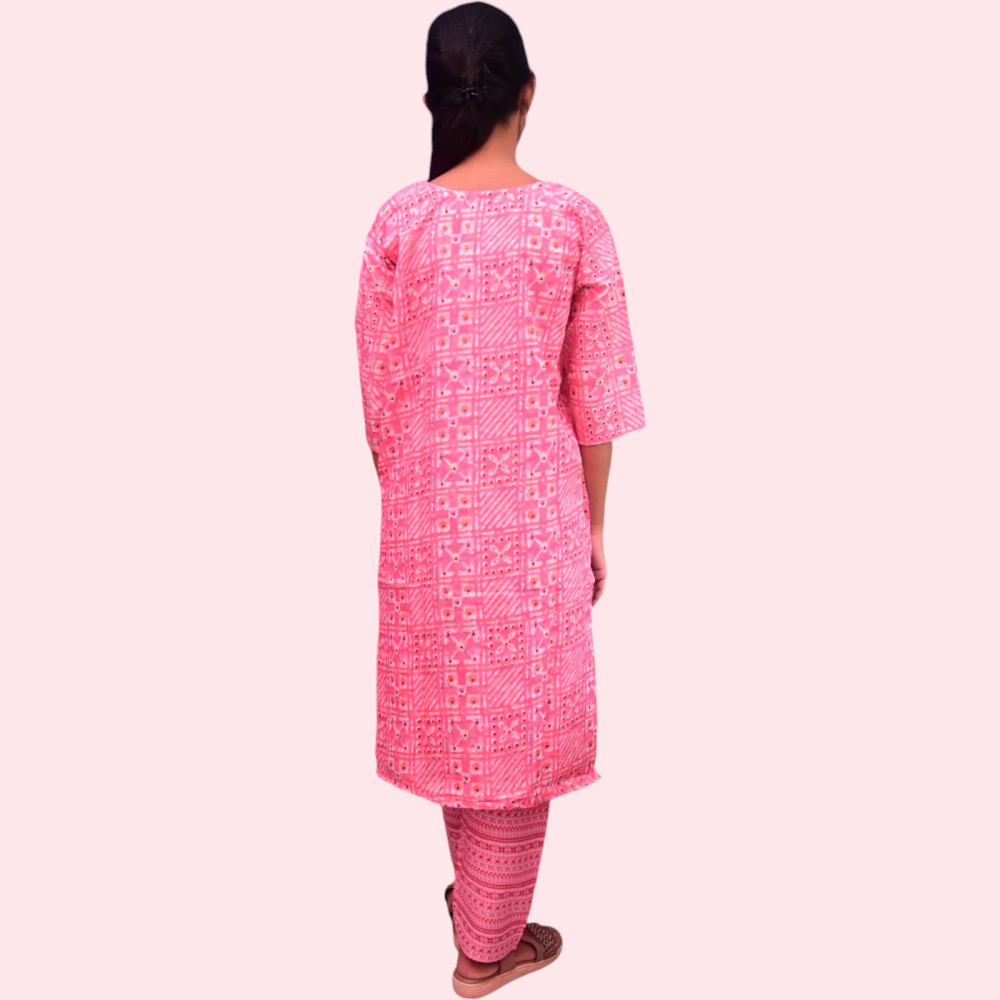 Cotton Kurti Pant Set