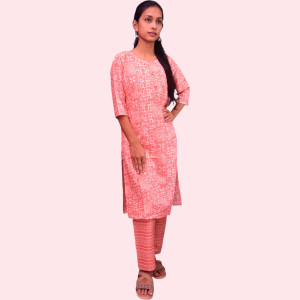 Cotton Kurti Pant Set