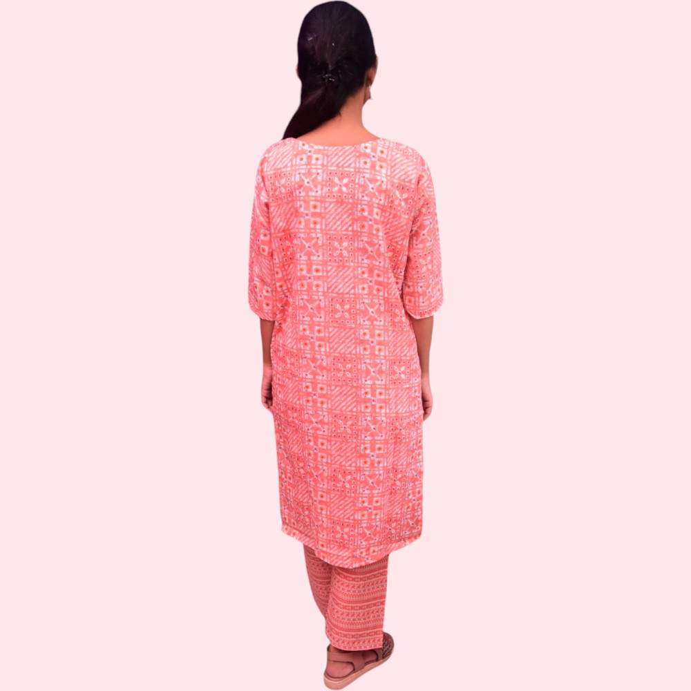 Cotton Kurti Pant Set