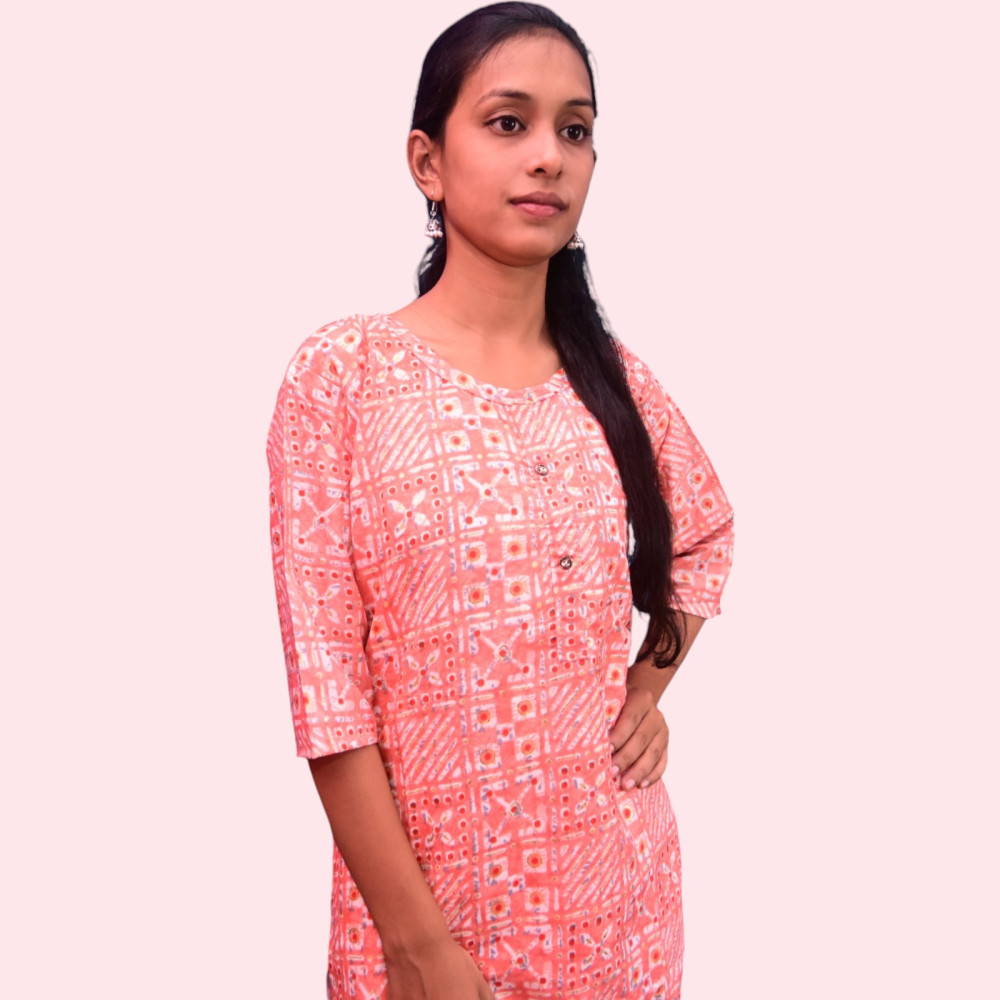 Cotton Kurti Pant Set