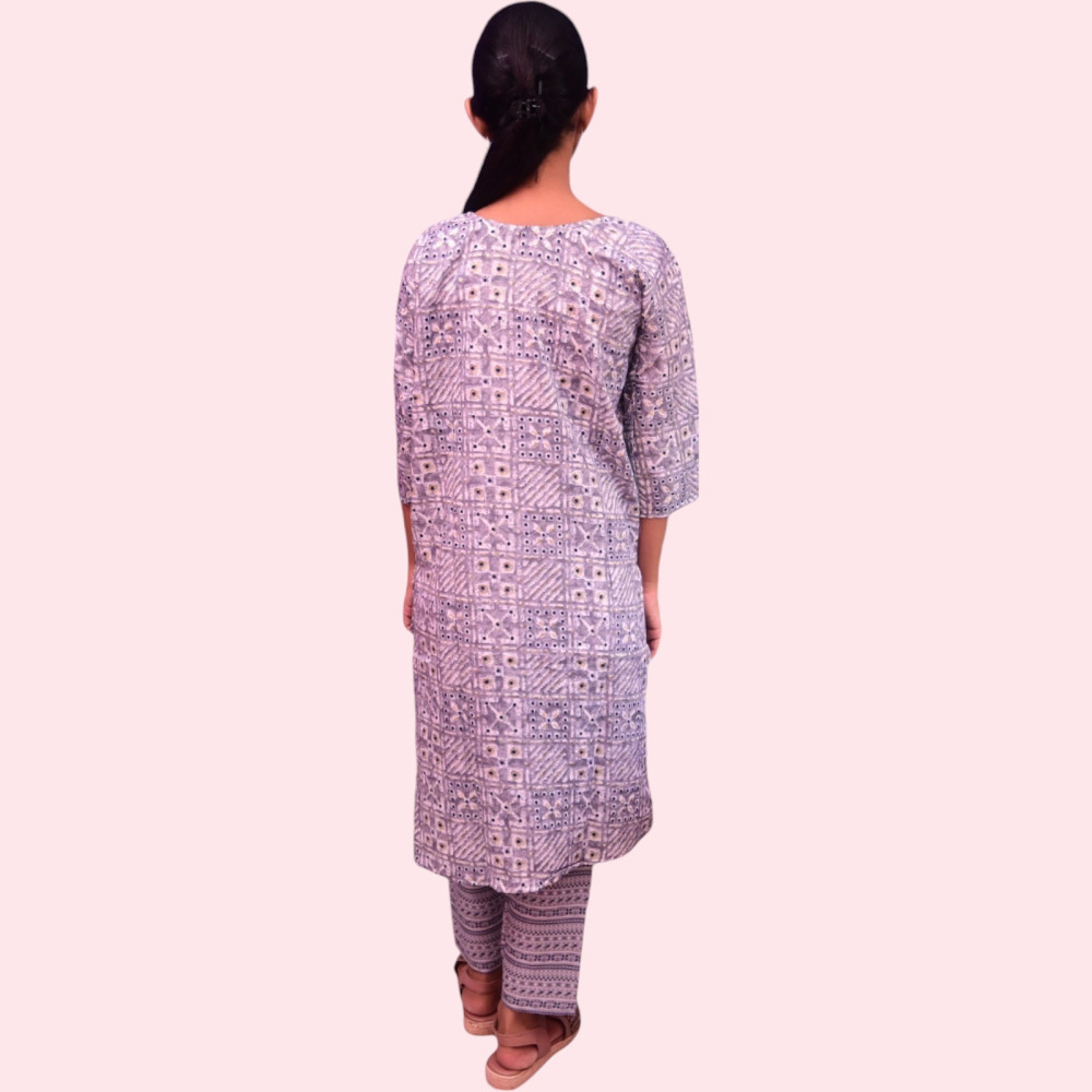 Cotton Kurti Pant Set