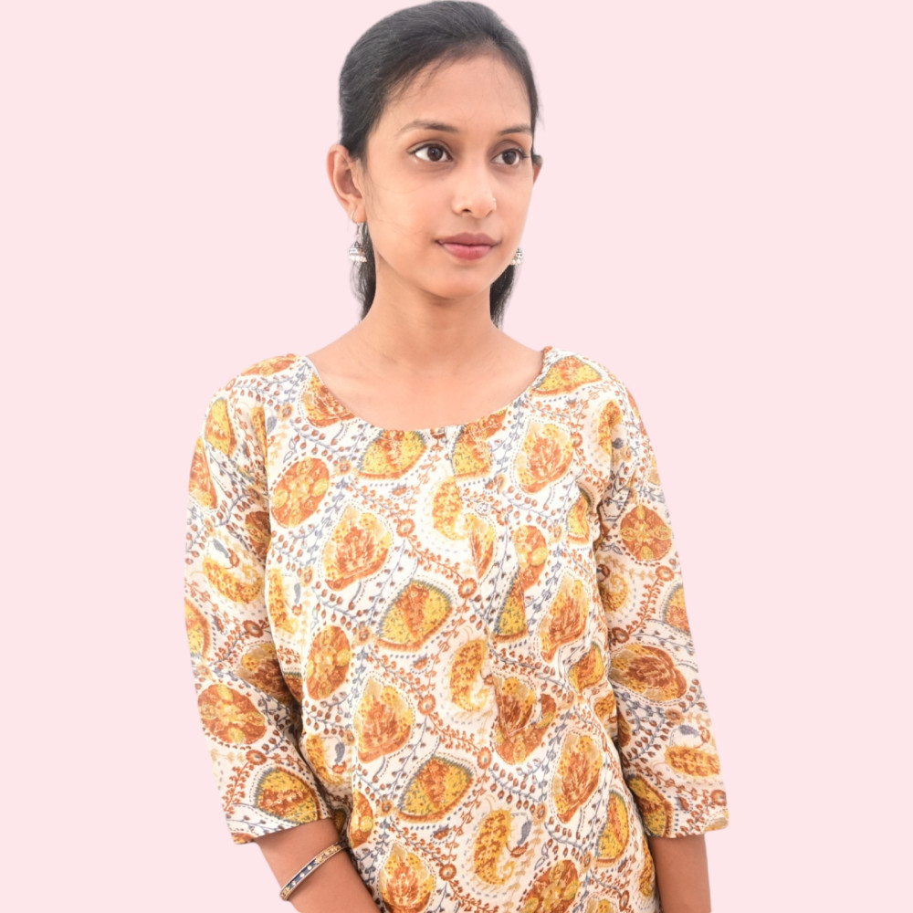 Cotton Kurti Pant Set