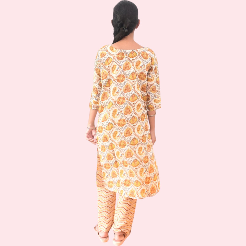 Cotton Kurti Pant Set