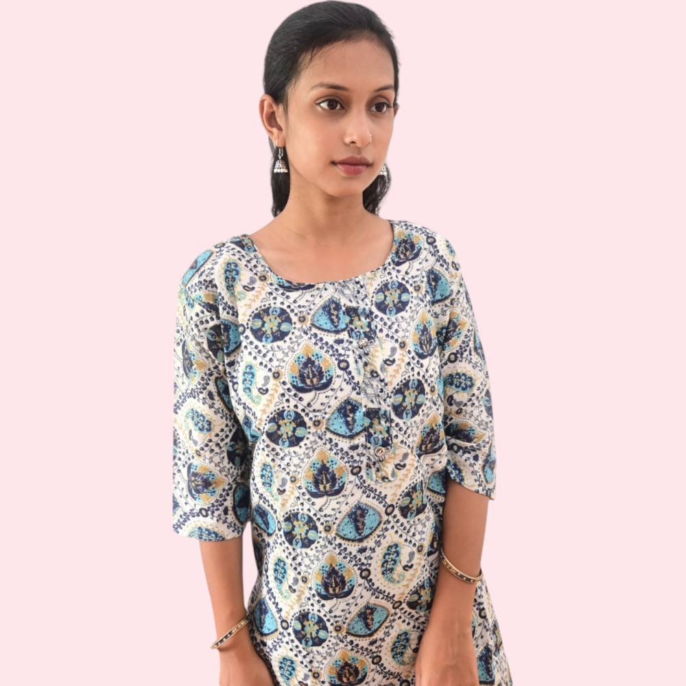 Cotton Kurti Pant Set