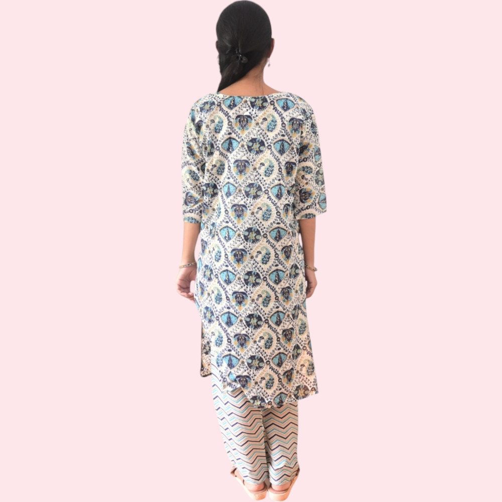 Cotton Kurti Pant Set