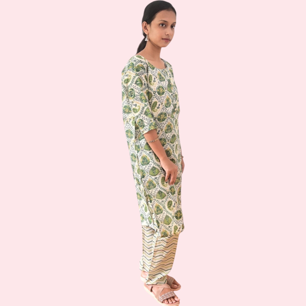 Cotton Kurti Pant Set