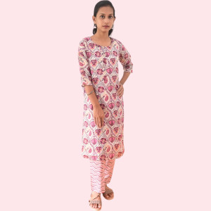 Cotton Kurti Pant Set