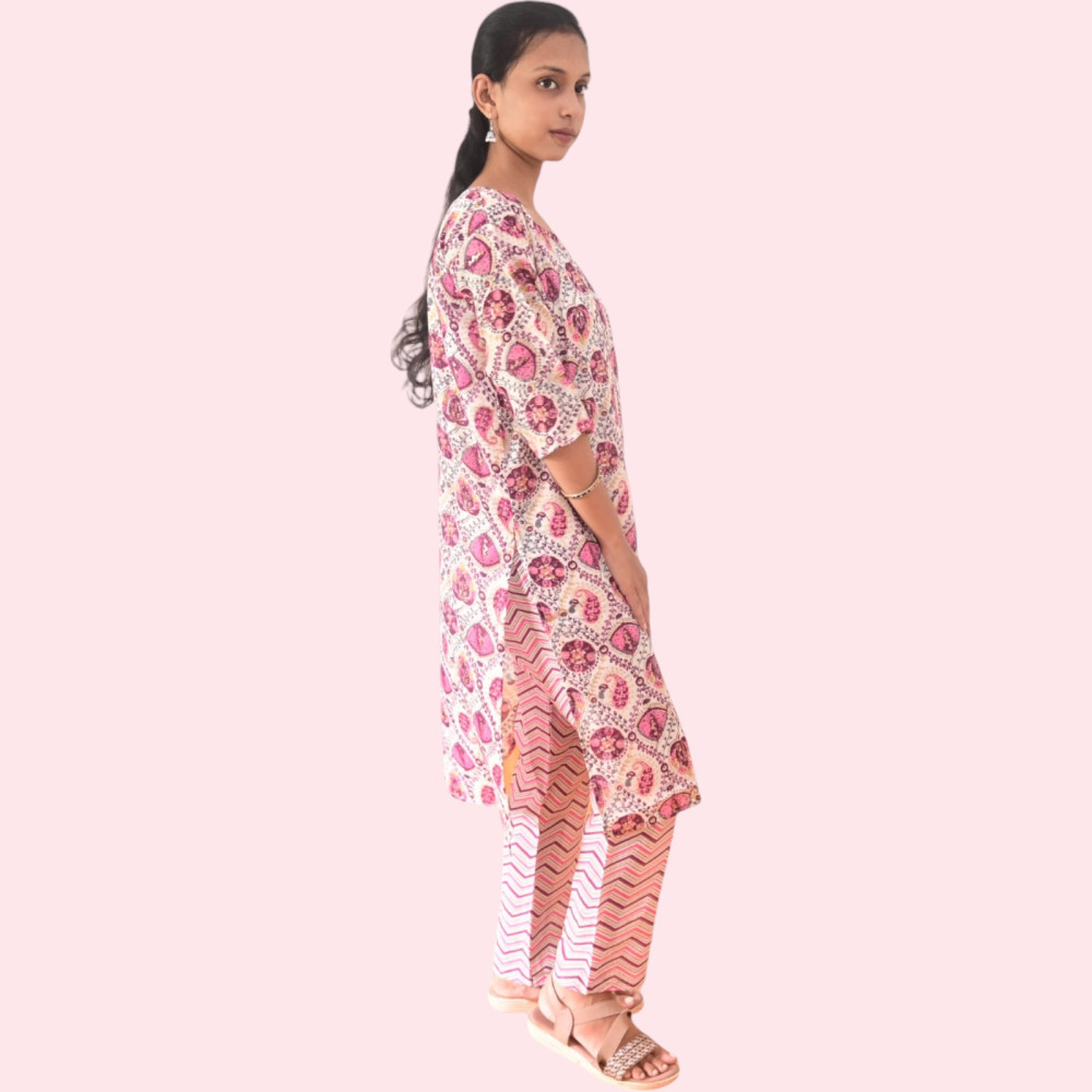 Cotton Kurti Pant Set