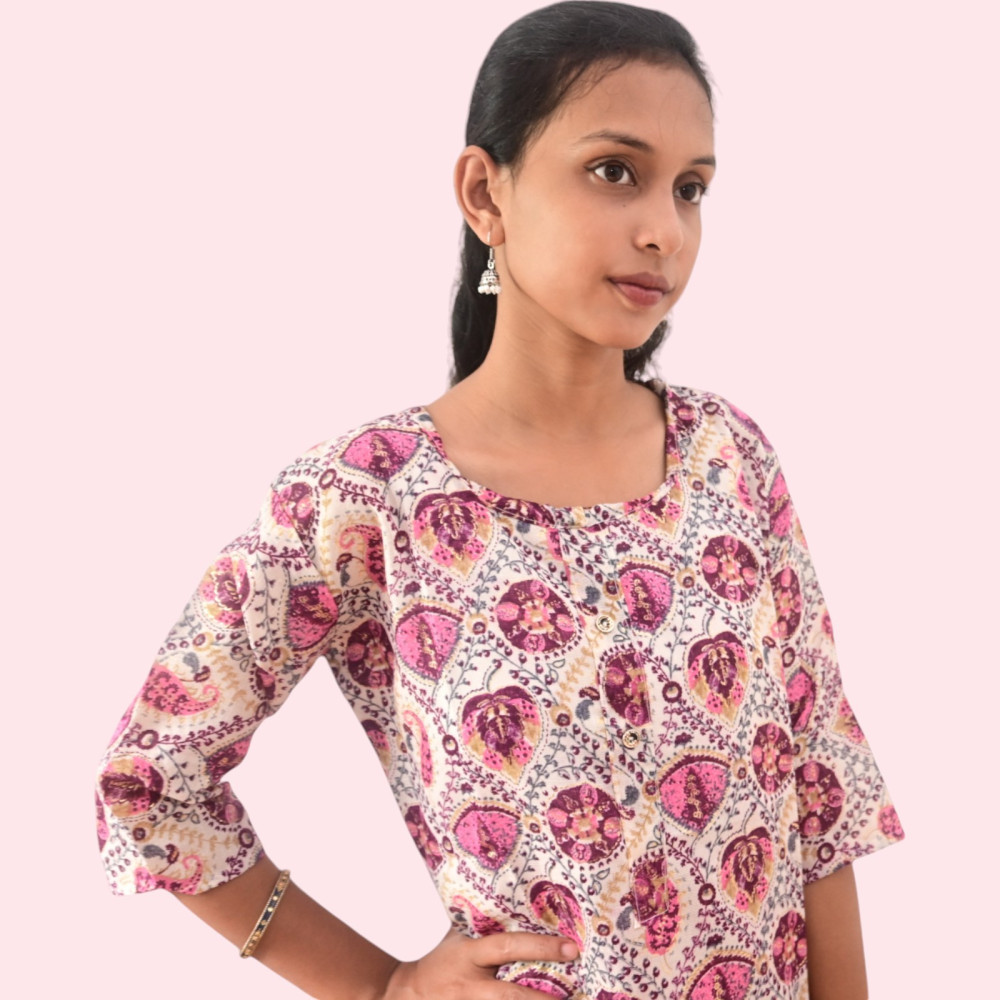 Cotton Kurti Pant Set