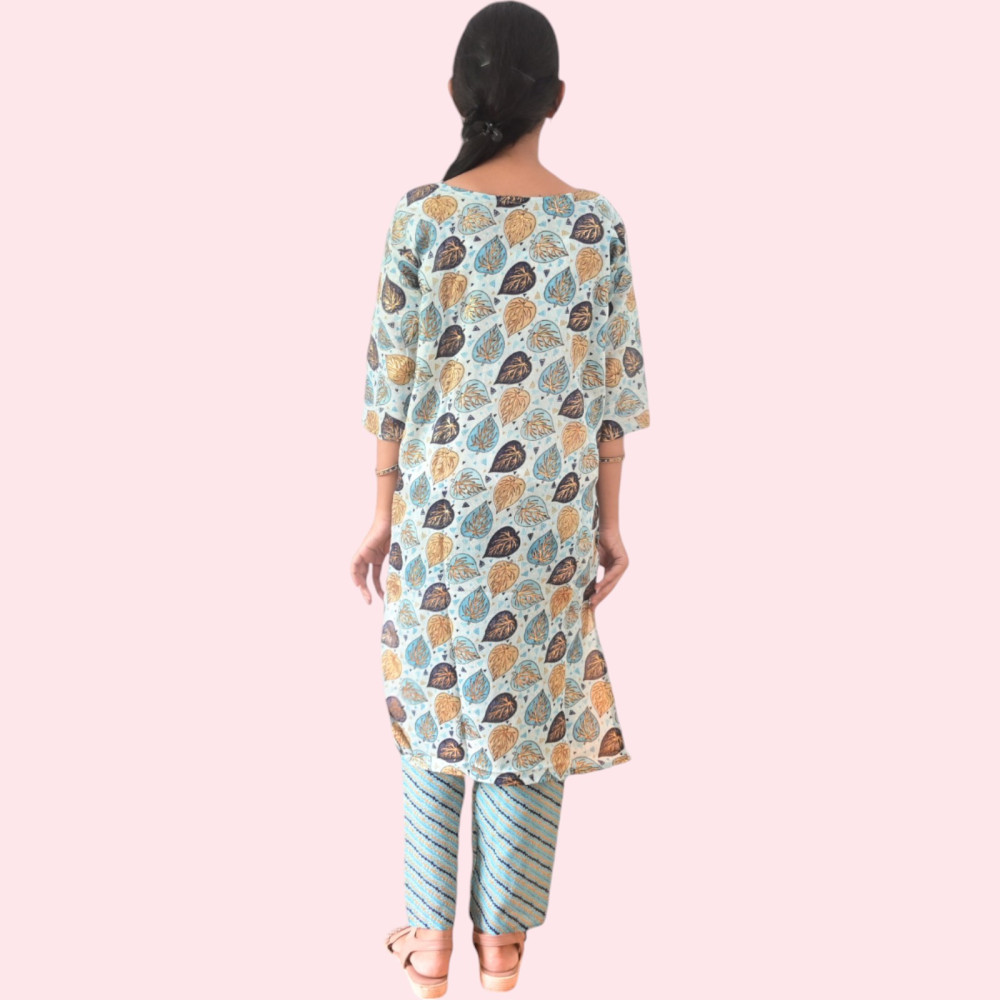 Cotton Kurti Pant Set